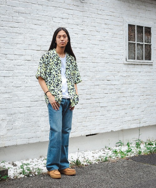 BEAMS（ビームス）の「BEAMS / ルーズフィット プリント オープンカラーシャツ（シャツ/ブラウス・メンズ・ブルー/ミント・M/XL/L/S）」の19枚目の写真