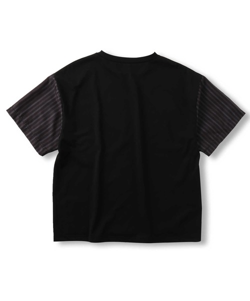 MPS（エムピーエス）の「【MPS】接触冷感袖切り替えＴシャツ（Tシャツ/カットソー・キッズ・ホワイト/ブラック・150/140/130/105/120/160）」の14枚目の写真