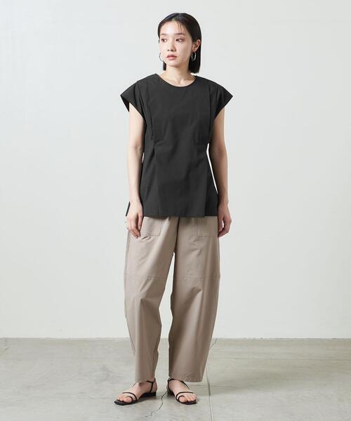 「MARW UNITED ARROWS」 半袖ブラウス FREE ライトブルー レディース ビューティー＆ユース ユナイテッドアローズのレディースの