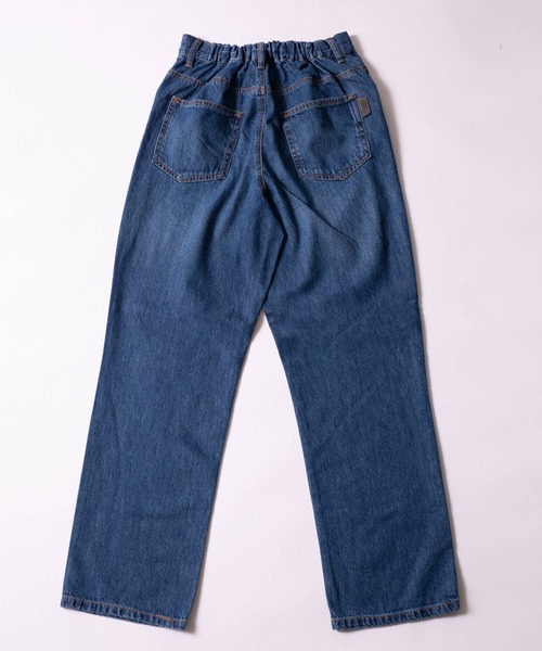 PERSON'S(パーソンズ)の「PERSON'S/パーソンズ OTONA ストレート ウエストゴム ボトムス デニムパンツ ジーンズ(デニムパンツ・レディース・ブルー系1/ワンウォッシュ/ブルー系2/ブラック・XS/S/M/L)」の5枚目の写真