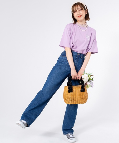 PERSON'S(パーソンズ)の「PERSON'S/パーソンズ OTONA ストレート ウエストゴム ボトムス デニムパンツ ジーンズ(デニムパンツ・レディース・ブルー系1/ワンウォッシュ/ブルー系2/ブラック・XS/S/M/L)」の15枚目の写真