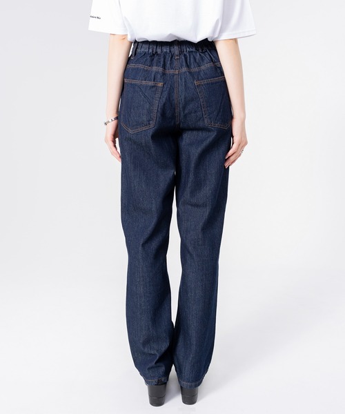 PERSON'S(パーソンズ)の「PERSON'S/パーソンズ OTONA ストレート ウエストゴム ボトムス デニムパンツ ジーンズ(デニムパンツ・レディース・ブルー系1/ワンウォッシュ/ブルー系2/ブラック・XS/S/M/L)」の7枚目の写真