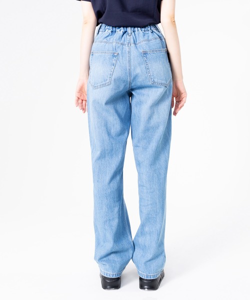 PERSON'S(パーソンズ)の「PERSON'S/パーソンズ OTONA ストレート ウエストゴム ボトムス デニムパンツ ジーンズ(デニムパンツ・レディース・ブルー系1/ワンウォッシュ/ブルー系2/ブラック・XS/S/M/L)」の21枚目の写真