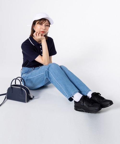 PERSON'S(パーソンズ)の「PERSON'S/パーソンズ OTONA ストレート ウエストゴム ボトムス デニムパンツ ジーンズ(デニムパンツ・レディース・ブルー系1/ワンウォッシュ/ブルー系2/ブラック・XS/S/M/L)」の6枚目の写真