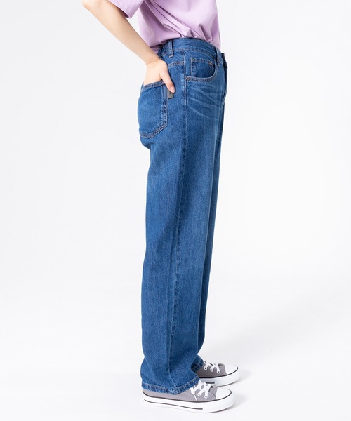 PERSON'S(パーソンズ)の「PERSON'S/パーソンズ OTONA ストレート ウエストゴム ボトムス デニムパンツ ジーンズ(デニムパンツ・レディース・ブルー系1/ワンウォッシュ/ブルー系2/ブラック・XS/S/M/L)」の8枚目の写真
