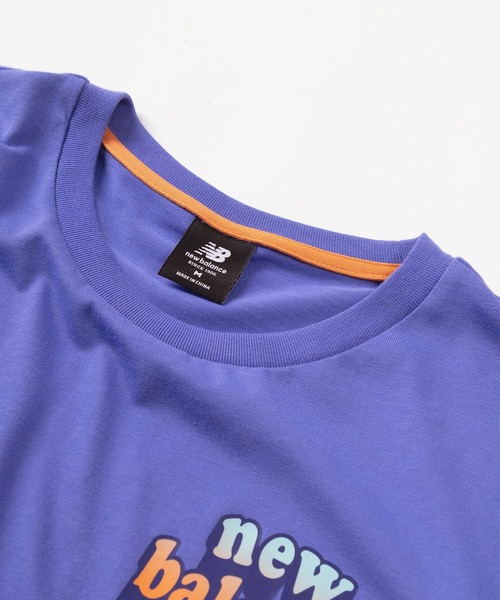 NEW BALANCE（ニューバランス）の「【New Balance/ニューバランス】NB Athletics DAY TRIPPER グラフィックプリント＆ワンポイントロゴデザイン 半袖Tシャツ/ユニセックス（Tシャツ/カットソー・メンズ・オレンジ/ブルー・M/L/XL）」の7枚目の写真