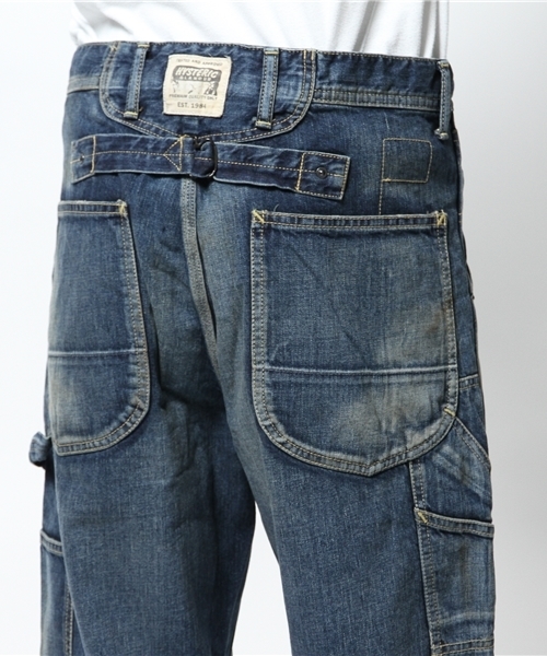 HYSTERIC GLAMOUR（ヒステリックグラマー）の「ペインターPT（デニムパンツ・メンズ・インディゴブルー・28inch/32inch/30inch/34inch）」の13枚目の写真