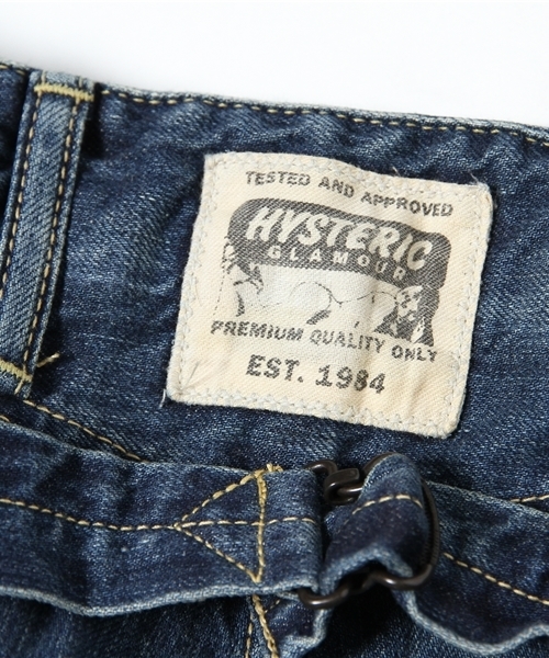 HYSTERIC GLAMOUR（ヒステリックグラマー）の「ペインターPT（デニムパンツ・メンズ・インディゴブルー・28inch/32inch/30inch/34inch）」の9枚目の写真