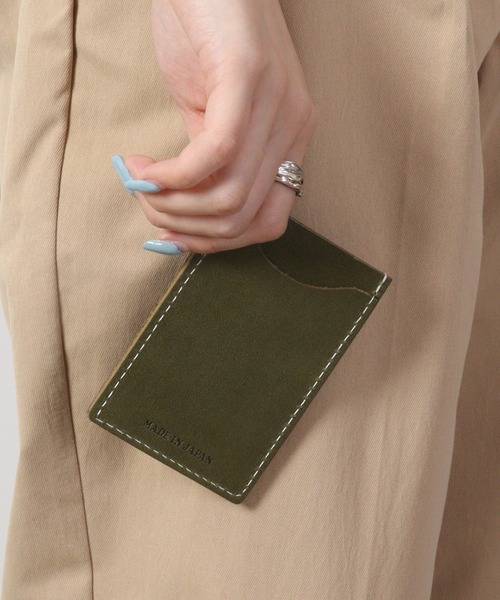 FUNALIVE（ファンアライブ）の「栃木レザー　パスケース（パスケース・メンズ・ブラック/オリーブ/ライトブラウン/ブラウン/ネイビー/レッド・FREE）」の5枚目の写真