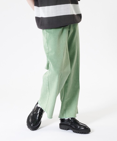 ONCILY(オンシェリー)の「SEMI WIDE STRAIGHT COLOR DENIM PANTS / セミワイドストレートカラーデニムパンツ(デニムパンツ・メンズ・ライトブルー/ライトグリーン/ピンク・MEDIUM/SMALL/LARGE)」の14枚目の写真