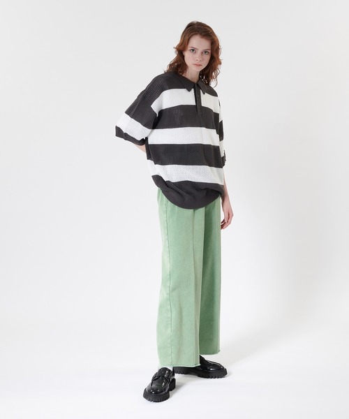 ONCILY(オンシェリー)の「SEMI WIDE STRAIGHT COLOR DENIM PANTS / セミワイドストレートカラーデニムパンツ(デニムパンツ・メンズ・ライトブルー/ライトグリーン/ピンク・MEDIUM/SMALL/LARGE)」の10枚目の写真