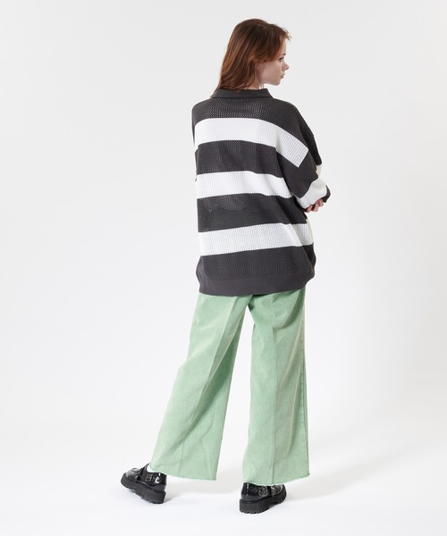 ONCILY(オンシェリー)の「SEMI WIDE STRAIGHT COLOR DENIM PANTS / セミワイドストレートカラーデニムパンツ(デニムパンツ・メンズ・ライトブルー/ライトグリーン/ピンク・MEDIUM/SMALL/LARGE)」の6枚目の写真