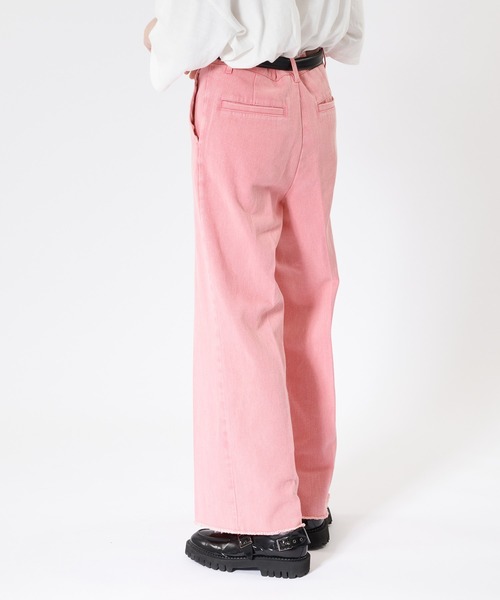 ONCILY(オンシェリー)の「SEMI WIDE STRAIGHT COLOR DENIM PANTS / セミワイドストレートカラーデニムパンツ(デニムパンツ・メンズ・ライトブルー/ライトグリーン/ピンク・MEDIUM/SMALL/LARGE)」の15枚目の写真