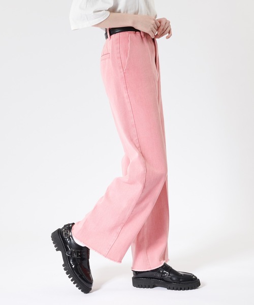 ONCILY(オンシェリー)の「SEMI WIDE STRAIGHT COLOR DENIM PANTS / セミワイドストレートカラーデニムパンツ(デニムパンツ・メンズ・ライトブルー/ライトグリーン/ピンク・MEDIUM/SMALL/LARGE)」の7枚目の写真
