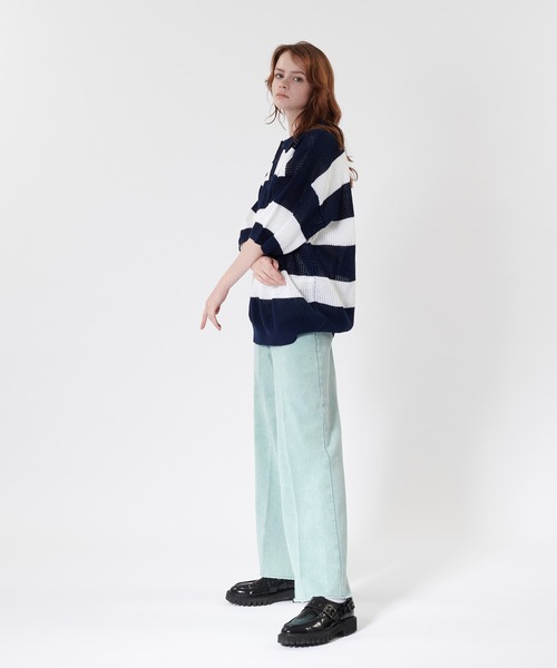 ONCILY(オンシェリー)の「SEMI WIDE STRAIGHT COLOR DENIM PANTS / セミワイドストレートカラーデニムパンツ(デニムパンツ・メンズ・ライトブルー/ライトグリーン/ピンク・MEDIUM/SMALL/LARGE)」の22枚目の写真