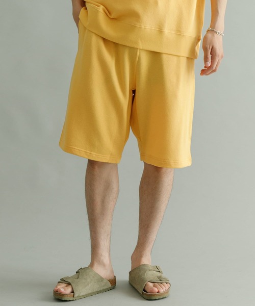 URBAN RESEARCH（アーバンリサーチ）の「ライトフレンチテリーイージーショーツ（その他パンツ・メンズ・グレー系その他/チャコールグレー/イエロー系その他・MEDIUM/LARGE）」の21枚目の写真