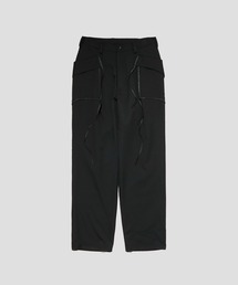 【sulvam / サルバム】GABARDINE PIPING STRAIGHT PANTS/ギャバジンパイピングストレートパンツ