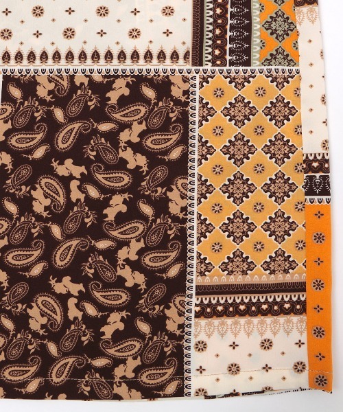 チチカカ(チチカカ)の「パッチワークプリントワイドパンツ(その他パンツ・レディース・ブラック/イエロー/グリーン・FREE)」の15枚目の写真