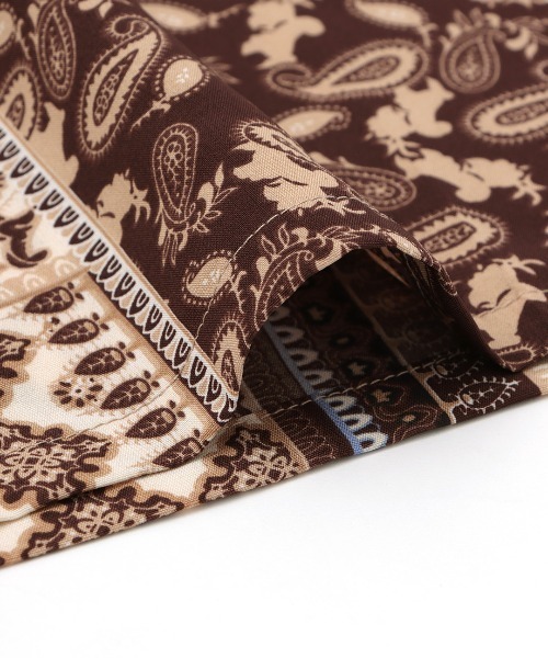 チチカカ(チチカカ)の「パッチワークプリントワイドパンツ(その他パンツ・レディース・ブラック/イエロー/グリーン・FREE)」の9枚目の写真