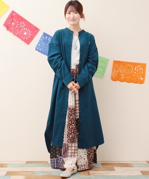 チチカカ(チチカカ)の「パッチワークプリントワイドパンツ(その他パンツ・レディース・ブラック/イエロー/グリーン・FREE)」の10枚目の写真