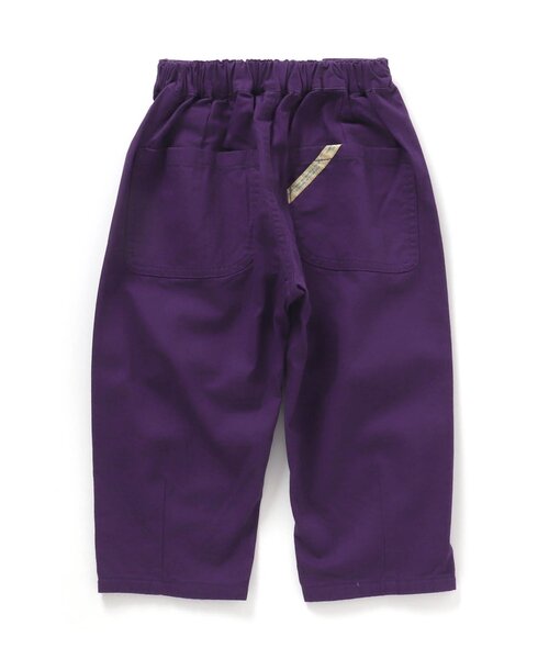 セール】【ウエスト調節可能】ワイドタックパンツ_10分丈（その他