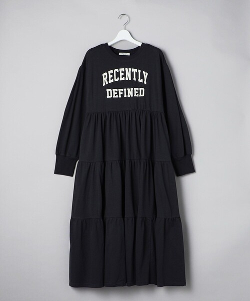 FREAK'S STORE（フリークスストア）の「ウエスト 切替 ティアード ワンピース/長袖ワンピース（ワンピース・レディース・ナチュラル/チャコールグレー/レッド・ﾌﾘ-）」の7枚目の写真