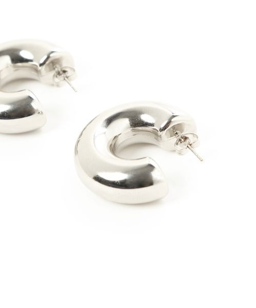 HARE（ハレ）の「ステンレスボリュームフープピアス(HARE)（ピアス（両耳用）・レディース・シルバー/ゴールド・FREE）」の16枚目の写真