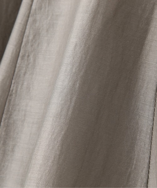 NATURAL BEAUTY BASIC（ナチュラルビューティーベーシック）の「◇【美人百花掲載】シャイニーシアーボイルスカート（スカート・レディース・チャコールグレー/グレイッシュベージュ/パープル/グレー系その他/グレー/ピンク・SMALL/MEDIUM）」の9枚目の写真