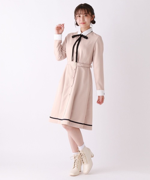 repipi armario(レピピ アルマリオ)の「【卒服】ウエストベルトワンピース(ワンピース・キッズ・グレー系その他/グレー/ベージュ系・MEDIUM/X-LARGE/LARGE/SMALL)」の14枚目の写真