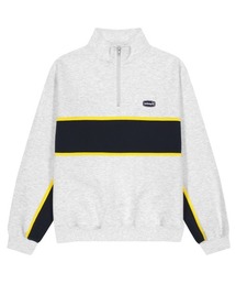 『mahagrid/マハグリッド』DOT LOGO EMB HALF ZIP-UP/ドットロゴハーフジップアップ