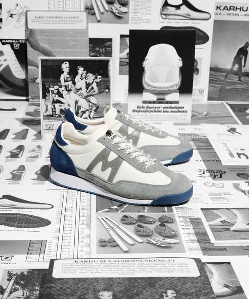 KARHU（カルフ）の「KARHU / "MESTARI" スニーカー（スニーカー・レディース・ベージュ系/グレー系/グレー系3/ブラック×ブルー/グレー系2・7/6/10/5/9/4/8/11）」の4枚目の写真