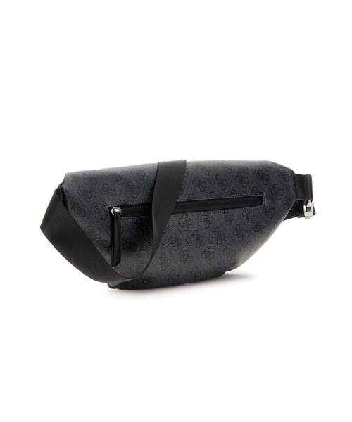 Guess(ゲス)の「VEZZOLA ECO Medium Bum Bag ボディバッグ(ボディバッグ/ウエストポーチ・メンズ・ブラック/グレー・ONE SIZE)」の5枚目の写真