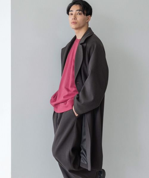 LOWRYS FARM（ローリーズファーム）の「ドルマンウラケクルー　976683（スウェット・メンズ・スミクロ/アイボリー/ピンク・LARGE/MEDIUM）」の15枚目の写真
