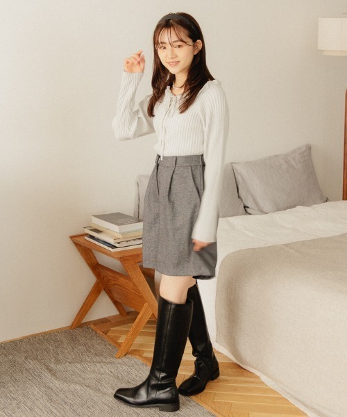 flower(フラワー)の「スパークルリブニット3(ニット/セーター・レディース・ブルー/ブラウン/ベージュ・FREE)」の19枚目の写真