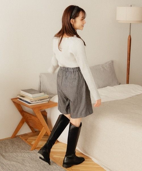 flower(フラワー)の「スパークルリブニット3(ニット/セーター・レディース・ブルー/ブラウン/ベージュ・FREE)」の22枚目の写真