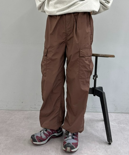 CIAOPANIC TYPY（チャオパニックティピー）の「■【ユニセックス】コットンナイロンダンプカーゴパンツ（カーゴパンツ・メンズ・モカ/ブラック・MEDIUM/LARGE）」の4枚目の写真