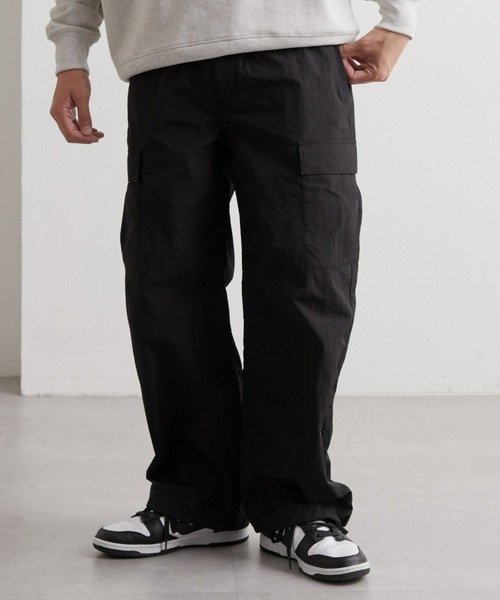 CIAOPANIC TYPY（チャオパニックティピー）の「■【ユニセックス】コットンナイロンダンプカーゴパンツ（カーゴパンツ・メンズ・モカ/ブラック・MEDIUM/LARGE）」の8枚目の写真