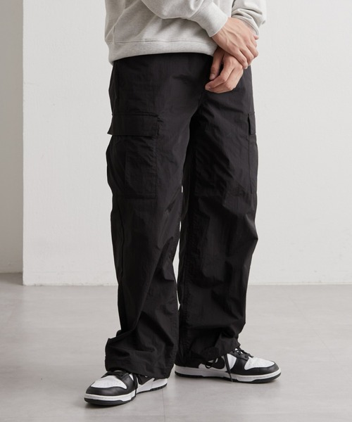 CIAOPANIC TYPY（チャオパニックティピー）の「■【ユニセックス】コットンナイロンダンプカーゴパンツ（カーゴパンツ・メンズ・モカ/ブラック・MEDIUM/LARGE）」の7枚目の写真