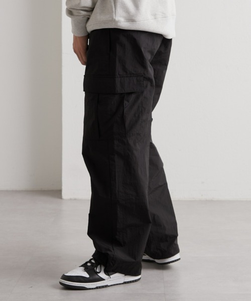 CIAOPANIC TYPY（チャオパニックティピー）の「■【ユニセックス】コットンナイロンダンプカーゴパンツ（カーゴパンツ・メンズ・モカ/ブラック・MEDIUM/LARGE）」の10枚目の写真