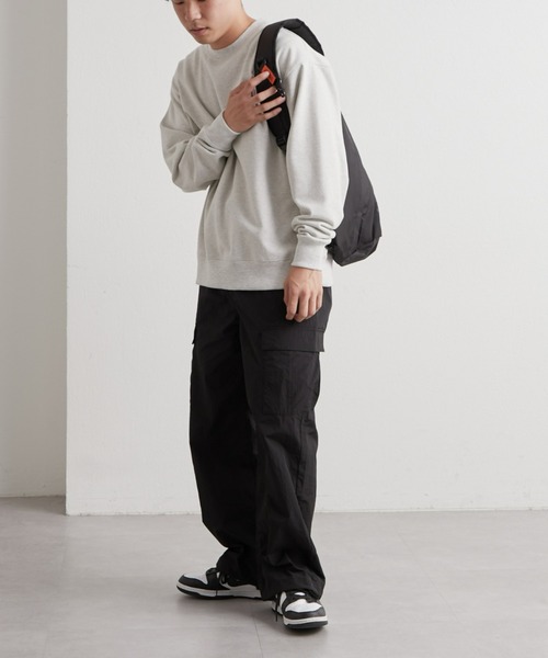 CIAOPANIC TYPY（チャオパニックティピー）の「■【ユニセックス】コットンナイロンダンプカーゴパンツ（カーゴパンツ・メンズ・モカ/ブラック・MEDIUM/LARGE）」の14枚目の写真