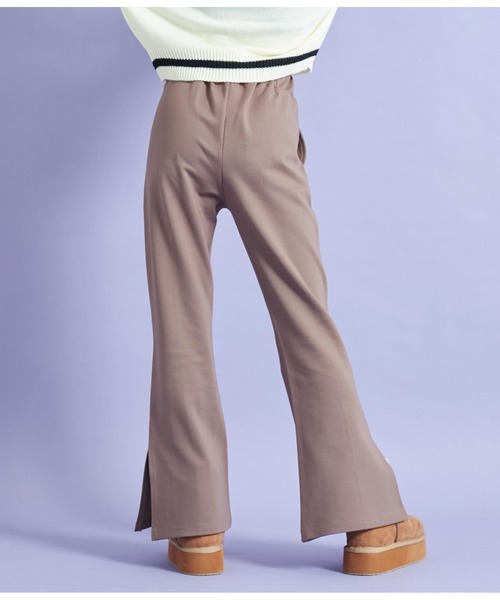 ANAP GｉRL（アナップガール）の「センタータックセミフレアパンツ（その他パンツ・キッズ・モスグリーン/ブラック/ブラウン・S/XS/M）」の9枚目の写真