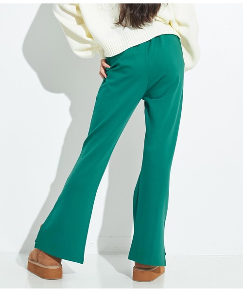 ANAP GｉRL（アナップガール）の「センタータックセミフレアパンツ（その他パンツ・キッズ・モスグリーン/ブラック/ブラウン・S/XS/M）」の20枚目の写真