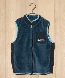 LOGOS（ロゴス）の「【30】〔LOGOS/ロゴス〕ナイロンポケット ジップアップ ボアベスト（ベスト）」