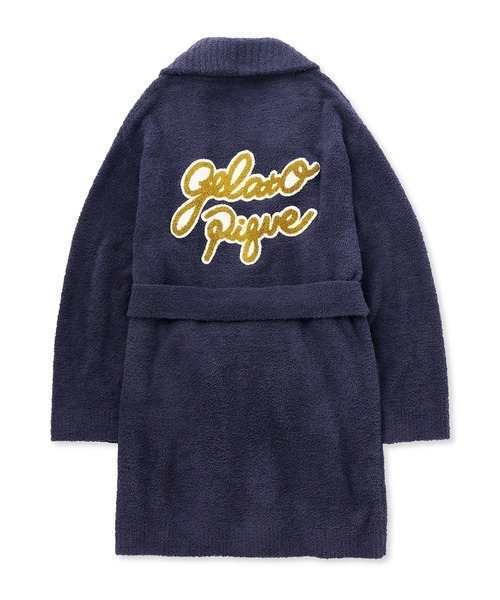 gelato pique（ジェラートピケ）の「【UNISEX】ベビモコさがらロゴガウン（ニット/セーター・レディース・ネイビー・S-M/M-L）」の9枚目の写真