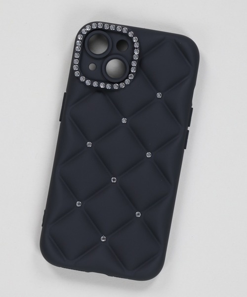 SPINNS(スピンズ)の「キルティングラインストーン スマホケース(スマホケース/カバー・レディース・ブラック・12/13/15 /14)」の7枚目の写真