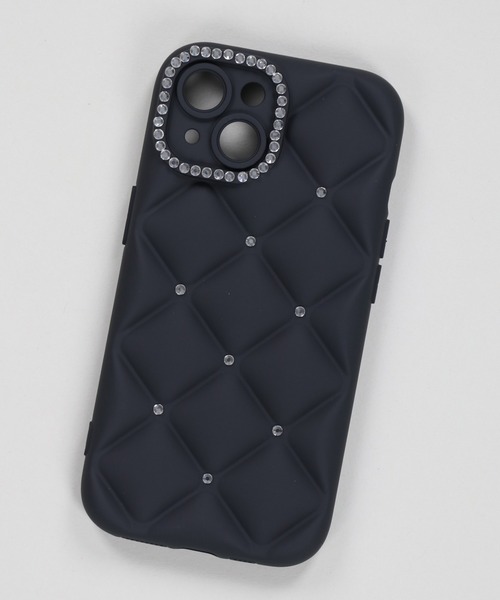 SPINNS(スピンズ)の「キルティングラインストーン スマホケース(スマホケース/カバー・レディース・ブラック・12/13/15 /14)」の6枚目の写真