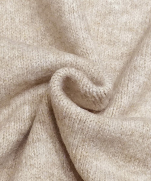 coca（coca）（コカ）の「ヤク風ハイネックニットベスト（ベスト・レディース・チャコール/ベージュ・M/L）」の21枚目の写真