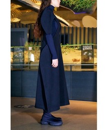 ENFOLD（エンフォルド）の「ソフトラムメルトン ハイネック2Dドレス