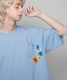 rehacer : Cycle Flower Pocket  S/S HW T /  サイクル フラワー ヘビーウエイト ポケット Tシャツ