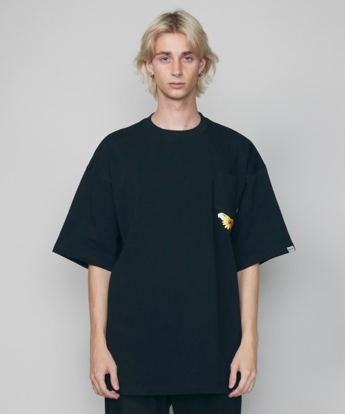 rehacer(レアセル)の「rehacer : Cycle Flower Pocket S/S HW T / サイクル フラワー ヘビーウエイト ポケット Tシャツ(Tシャツ/カットソー・メンズ・ブルー/ブラック/ネイビー・X-LARGE/MEDIUM/LARGE)」の11枚目の写真